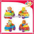 Mini Cartoon Animal Friction Car Toys For Kids Mini Plastic Car